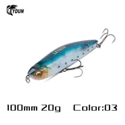 LEYDUN Z-Claw Floating Pencil Fishing Lures 86mm 100mm 120mm Topwater Hard Baits Surface Stickbait Good Action Bass Wobblers