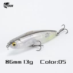 LEYDUN Z-Claw Floating Pencil Fishing Lures 86mm 100mm 120mm Topwater Hard Baits Surface Stickbait Good Action Bass Wobblers