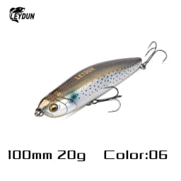 LEYDUN Z-Claw Floating Pencil Fishing Lures 86mm 100mm 120mm Topwater Hard Baits Surface Stickbait Good Action Bass Wobblers