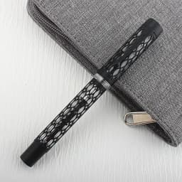 Jinhao 100 Vacuum Filling Fountain Pen Transparent Acrylic Skeleton Hollow Carved EF/F/M Writing Gift Pen