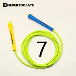 Super long 3.2 meters rope length 7mm PVC 15.5cm long handle 220 gram heavy fitness crossfit crossrope hiit skipping jump rope