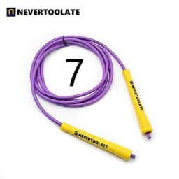 Super long 3.2 meters rope length 7mm PVC 15.5cm long handle 220 gram heavy fitness crossfit crossrope hiit skipping jump rope