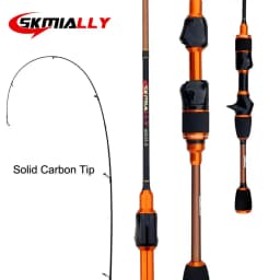 Skmially Spinning rod carbon ul 1.8m 1.68m0.8-5g ultralight casting fishing rod fishing accessories vara de pesca