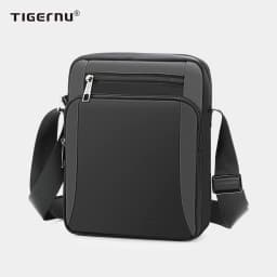 Tigernu Vintage Waterproof Shoulder Bag Men Fashion Crossbody Bags Shockproof Fit 9.7" iPad Men's Bag Fanny Pack Man Bag For Men