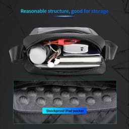 Tigernu Vintage Waterproof Shoulder Bag Men Fashion Crossbody Bags Shockproof Fit 9.7" iPad Men's Bag Fanny Pack Man Bag For Men