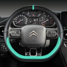 D Type Steering Wheel Cover For Citroen C3 II III 2009 - 2019 2020 C3 AIRCROSS 2017 2018 2019 2020 2021 Berlingo 3 C4 Picasso 2