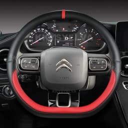 D Type Steering Wheel Cover For Citroen C3 II III 2009 - 2019 2020 C3 AIRCROSS 2017 2018 2019 2020 2021 Berlingo 3 C4 Picasso 2