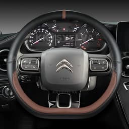 D Type Steering Wheel Cover For Citroen C3 II III 2009 - 2019 2020 C3 AIRCROSS 2017 2018 2019 2020 2021 Berlingo 3 C4 Picasso 2