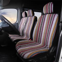 2+1 Universal Striped Color Car Seat Covers For Iveco Daily For Ford Transit For Sprinter 02 For  An Opel Vivaro 2006
