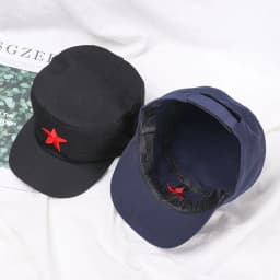 Classic Men Military Caps Men's Women's Fitted Baseball Sunsreen Caps Adjustable Red Star Army Hats Outdoor Casual Sports