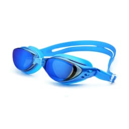Electroplating Myopia -1~-10 Swimming Glasses Men Women Anti-Fog ArenaBlack Ash Waterproof Flat Diving Glasses Goggles
