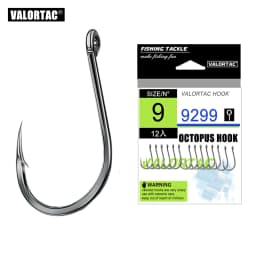 Octopus Fish Hooks High Carbon Chemical Sharpen Barbed Circle Hook Tackle Set 5C Point Hardness Fishing Hook for Carp Fishing