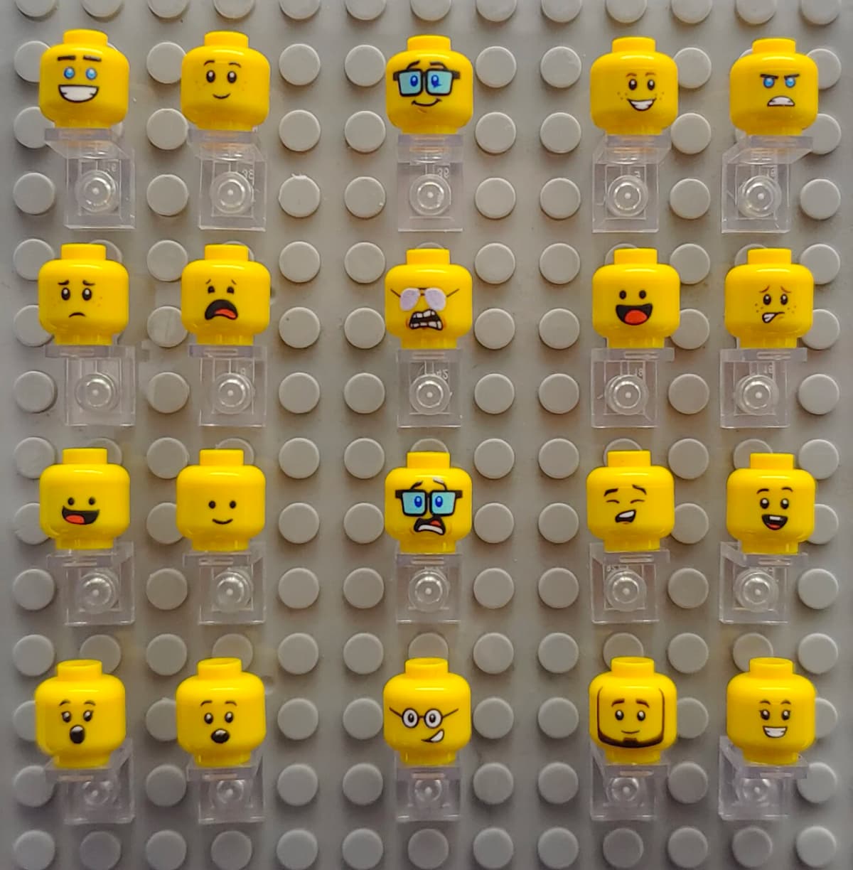Kury Toys DIY MOC For 3626 5# 1pcs printed parts Single side Building block parts for brick toys