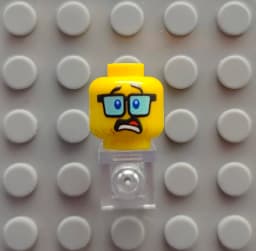 Kury Toys DIY MOC For 3626 5# 1pcs printed parts Single side Building block parts for brick toys