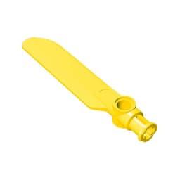 Gobricks GDS-1026 Technical Rotor Blade Small with Axle and Pin Connector End compatible with lego 99012 DIY Building Blocks
