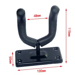Guitar Wall Mount Hook Holder Racks Violin Hanger Stand Rack Bracket Display for Guitar Bass Skateboarding Easy To Install+Screw