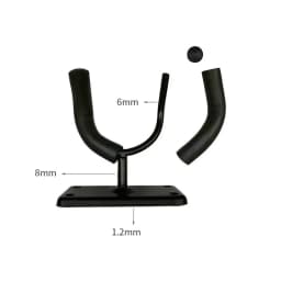 Guitar Wall Mount Hook Holder Racks Violin Hanger Stand Rack Bracket Display for Guitar Bass Skateboarding Easy To Install+Screw
