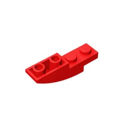 Gobricks GDS-731 BRICK 1X4X1 INV. BOW compatible with lego 13547 children's DIY Educational Building Blocks Technical