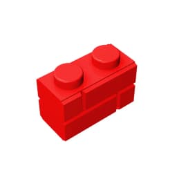 Gobricks GDS-631 Profile brick 1x2 single gro. compatible with lego 98283 children's DIY Educational Building Blocks Technical