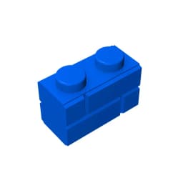 Gobricks GDS-631 Profile brick 1x2 single gro. compatible with lego 98283 children's DIY Educational Building Blocks Technical