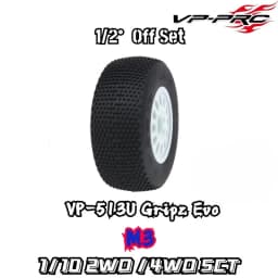 VP PRO 1/10 4WD 2WD SCT Short Truck Tire 0 1/2 off set 513U Gripz Evo 12mm Nut RC Racing Tire High Grip TLR Xray AE ARRMA Losi