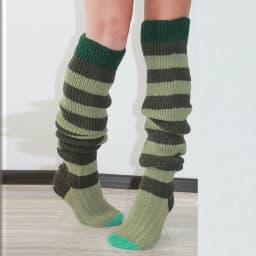 Women's Wool Knee Socks Leg Warmers Fashion Y2K Leggings Striped Long Knee Knitted Stacked Socks Women Winter Accessories