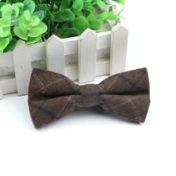Gentlemen Cotton Bowtie Wedding Business Bow Tie For Man England Plaid Striped Dark Color Neck Ties Women Skinny Gravatas Cravat