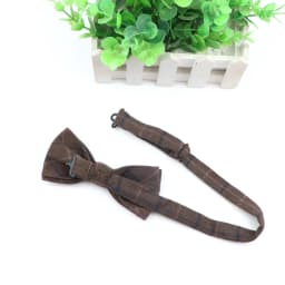 Gentlemen Cotton Bowtie Wedding Business Bow Tie For Man England Plaid Striped Dark Color Neck Ties Women Skinny Gravatas Cravat