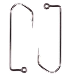 100pcs 7150 Jig Fishing Hooks Barbed Black Hook High Carbon Steel Pesca Barbarian 90 Degree Fishhook Size 6/0# to 1# Hook