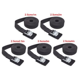 1m/2m/2.5m/3m/4m Outdoor Camping Travel Bundle Baggage Belt Tool Strapping Backpack Bundle Rope Fastening Fastening Travel Kits