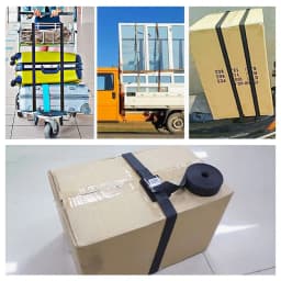 1m/2m/2.5m/3m/4m Outdoor Camping Travel Bundle Baggage Belt Tool Strapping Backpack Bundle Rope Fastening Fastening Travel Kits