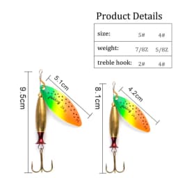 FTK Fishing Lure Spinner Lure Bait Long Cast 15.6g 22.6g Spoon Lures pike Metal Bass Hard Bait With Hooks Fishing Tackle