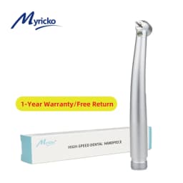 LED Dental Handpiece High Speed Push Button 3 Water Spray Light Ceramic Bearings Dentistry Tips Air Turbine High Rotation Pens
