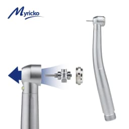LED Dental Handpiece High Speed Push Button 3 Water Spray Light Ceramic Bearings Dentistry Tips Air Turbine High Rotation Pens
