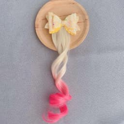 2pcs Kids Unicorn Colorful Wig Hair Pin Children Hair Clips Fake Twist Gradient Braid Headdress Girls Hair Accessories