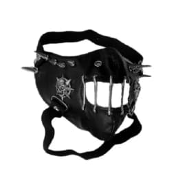 New Desig Ghoul Personality Rivet Punk Cosplay Locomotive Abstract Kill Performance Spike Masks Halloween Winter Warm Party Mask