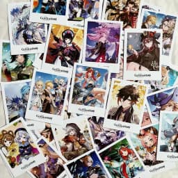 Hot Game Impact 40PCS/Set Focalors Forina Lomo Card Photocard HD Printed Small Album Photo Cards For Fans Collection Postcard