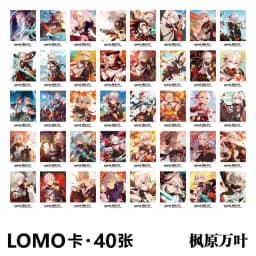Hot Game Impact 40PCS/Set Focalors Forina Lomo Card Photocard HD Printed Small Album Photo Cards For Fans Collection Postcard