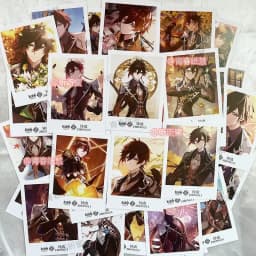 Hot Game Impact 40PCS/Set Focalors Forina Lomo Card Photocard HD Printed Small Album Photo Cards For Fans Collection Postcard