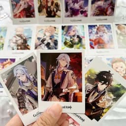 Hot Game Impact 40PCS/Set Focalors Forina Lomo Card Photocard HD Printed Small Album Photo Cards For Fans Collection Postcard