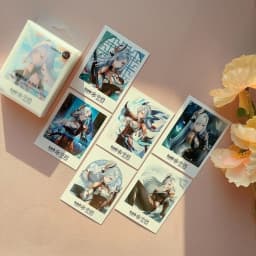 Hot Game Impact 40PCS/Set Focalors Forina Lomo Card Photocard HD Printed Small Album Photo Cards For Fans Collection Postcard