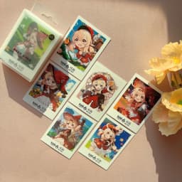 Hot Game Impact 40PCS/Set Focalors Forina Lomo Card Photocard HD Printed Small Album Photo Cards For Fans Collection Postcard