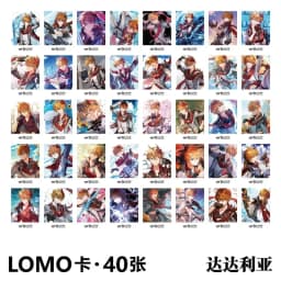 Hot Game Impact 40PCS/Set Focalors Forina Lomo Card Photocard HD Printed Small Album Photo Cards For Fans Collection Postcard