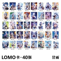 Hot Game Impact 40PCS/Set Focalors Forina Lomo Card Photocard HD Printed Small Album Photo Cards For Fans Collection Postcard