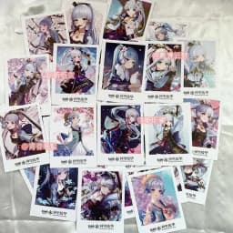 Hot Game Impact 40PCS/Set Focalors Forina Lomo Card Photocard HD Printed Small Album Photo Cards For Fans Collection Postcard