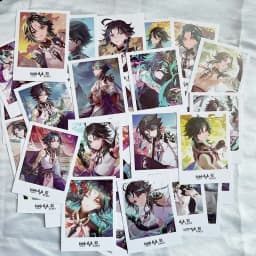 Hot Game Impact 40PCS/Set Focalors Forina Lomo Card Photocard HD Printed Small Album Photo Cards For Fans Collection Postcard