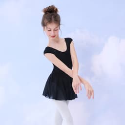 Girls Kids Ballet Dress Mesh Splice Dance Leotards Sleeveless Gymnastics Leotard Ballerina  Ballet Tutu Training Dance Bodysuits