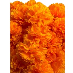 Marigold Flowers Artificial Day of The Dead Flower for Marigold Garland Making, Dia De Los Muertos Decor, Altar Decorations
