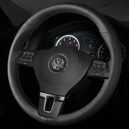 Custom Car Steering Wheel Cover Genuine Leather 100% Fit For Volkswagen VW Tiguan Lavida Passat B7 Jetta Mk6 MK5 Car Interior