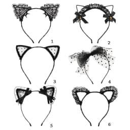 Cute Lace Cat Ears Headband Fancy Dress Hairband Women Girls Cosplay Headwear Masquerade Anime Costume Party Hair Accessories